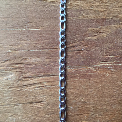 18″ Figaro Chain – Evil Pawn Jewelry