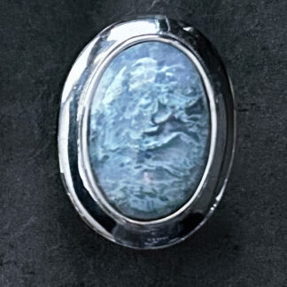 Dany White Ostara Moss Agate Ring