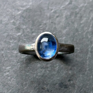 Oval Kyanite Ring five